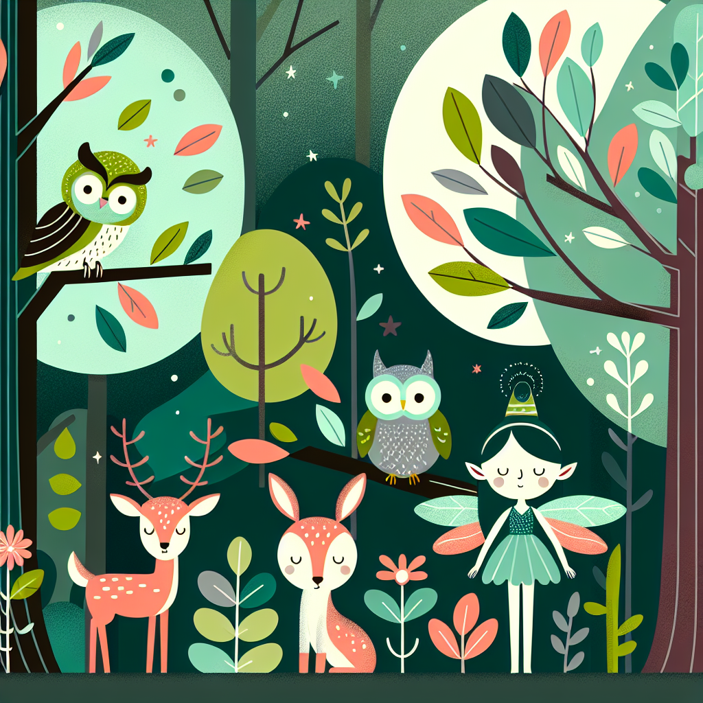 Fantasy Forest Fun Painting By Diamonds Kit