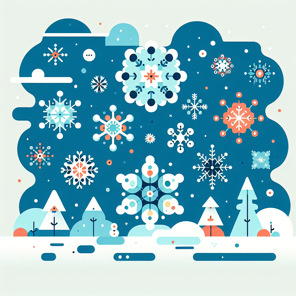 Snowflake Dance Party Painting Diamond Kit