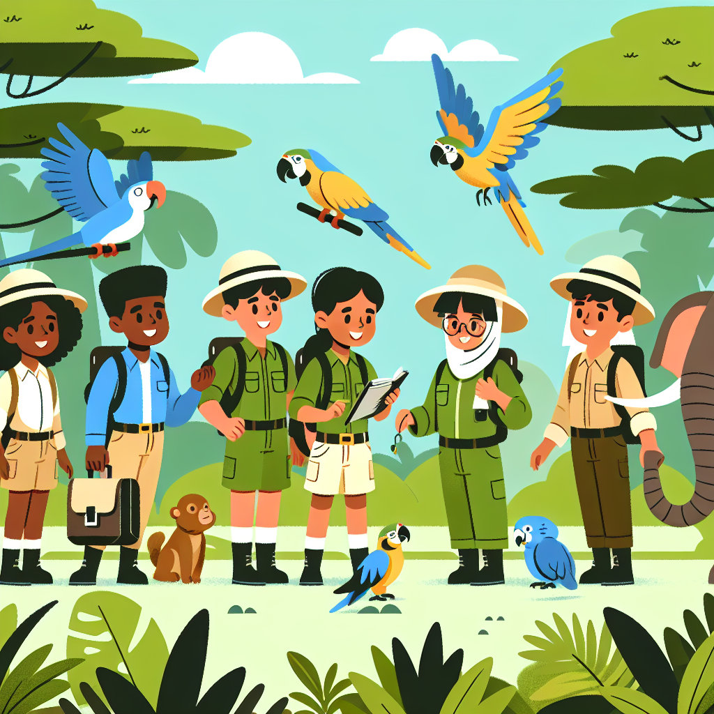 Jungle Exploration Safari Painting By Diamonds Kit