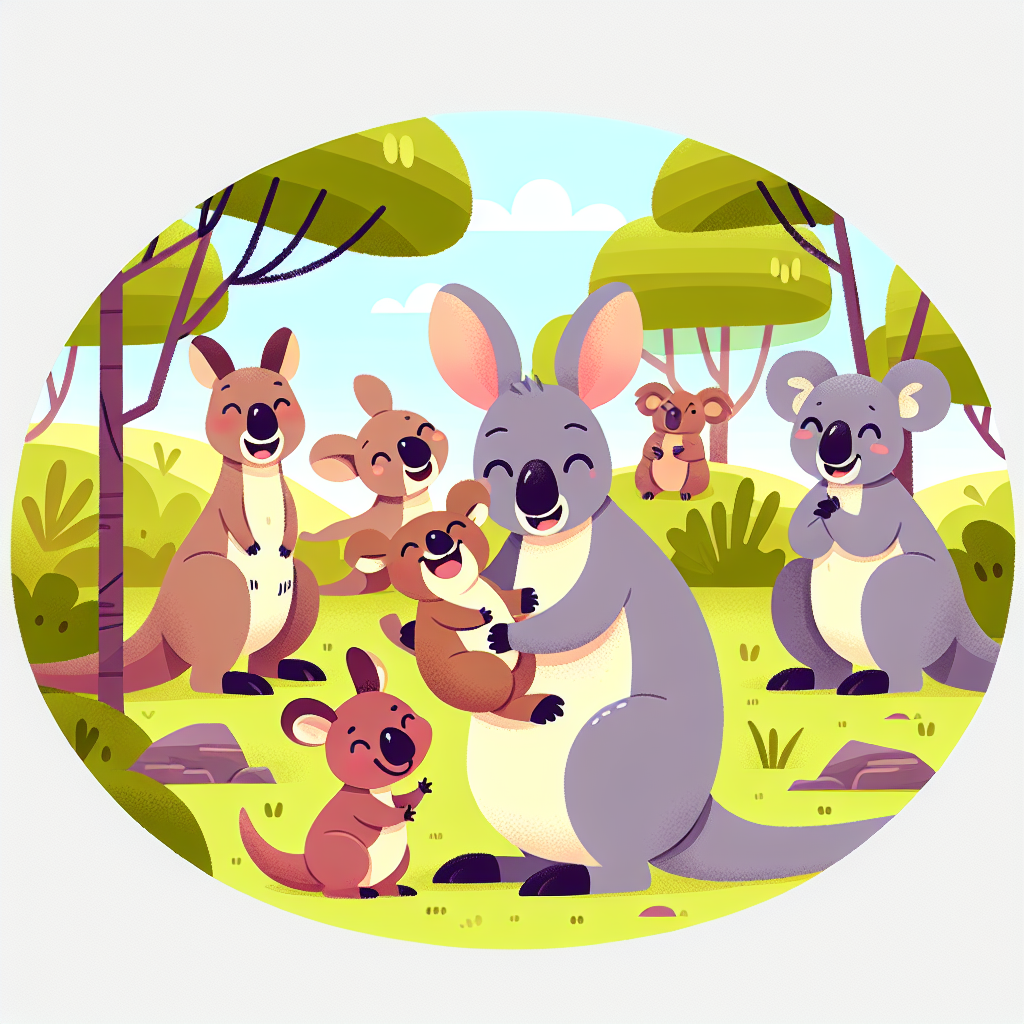 Merry Marsupial Mingle Paint By Diamond