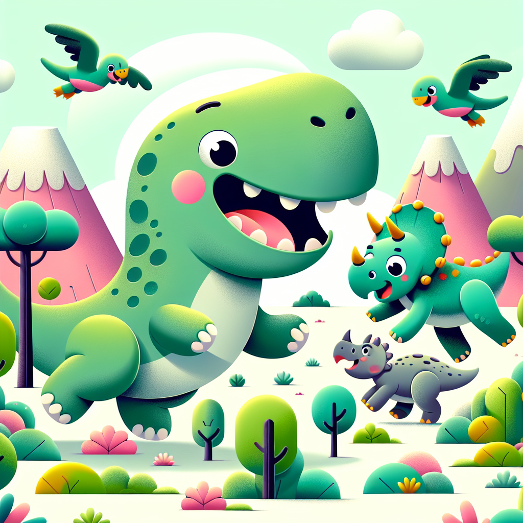 Dashing Dinosaurs Diamond Painting