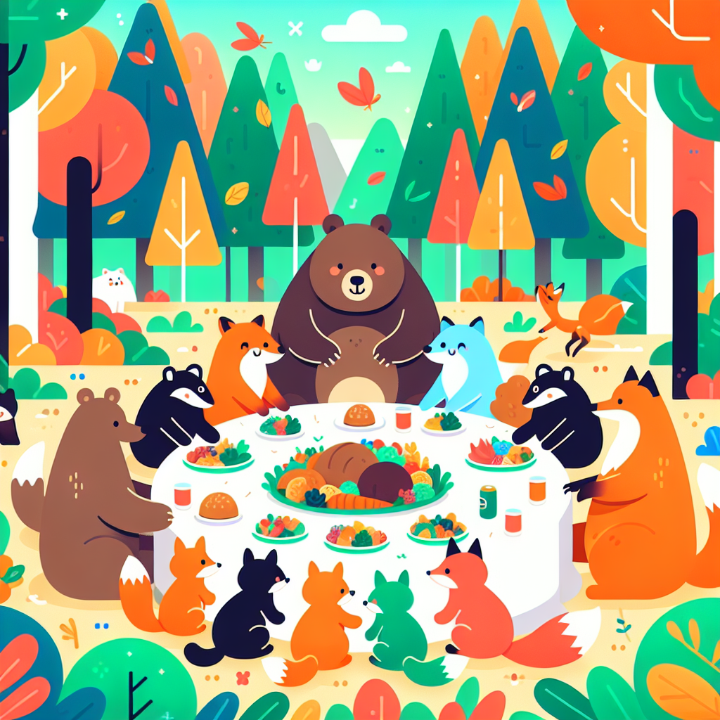 Fantasy Feast In The Forest Painting Diamond Kit