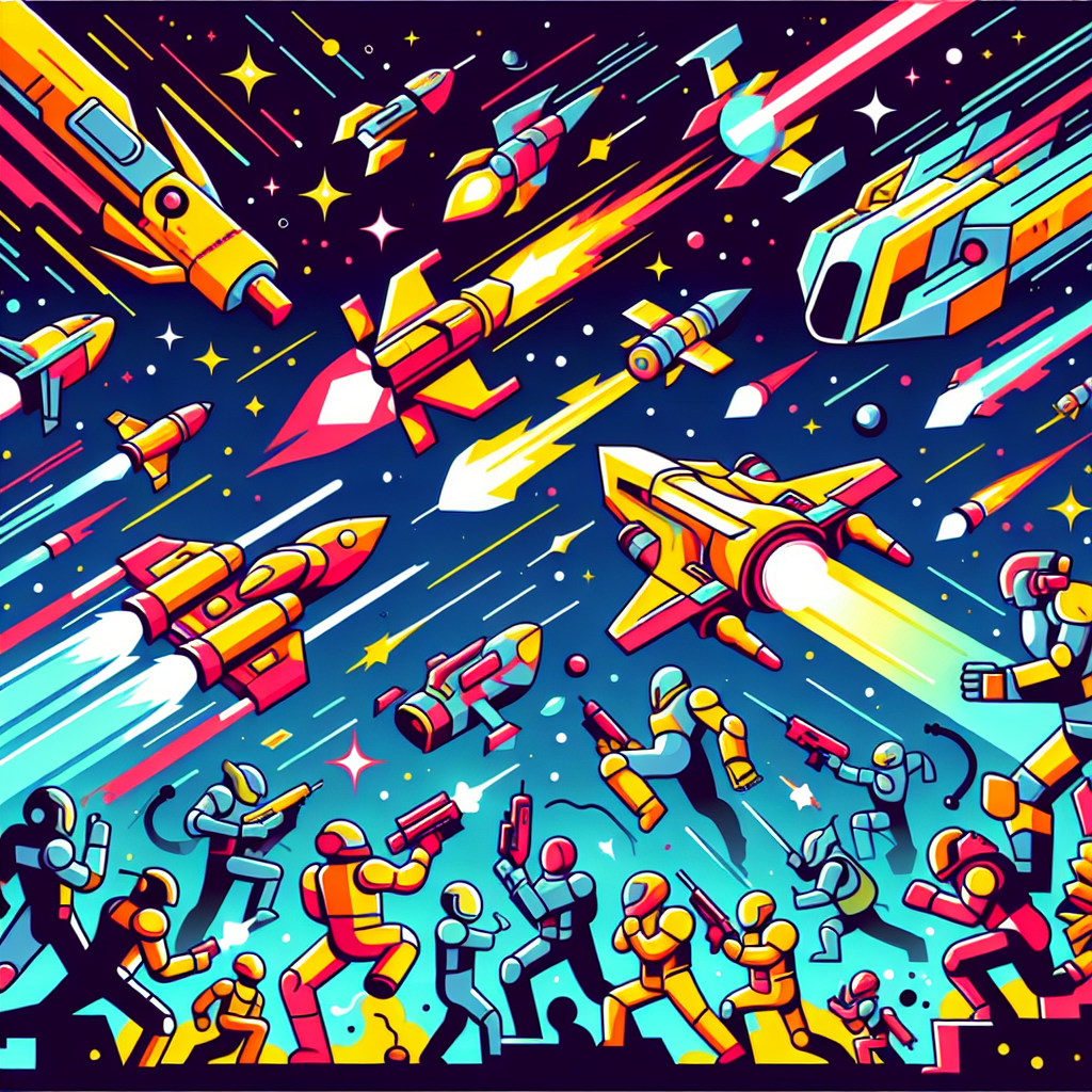 Galactic Defender Battle Diamond Painting