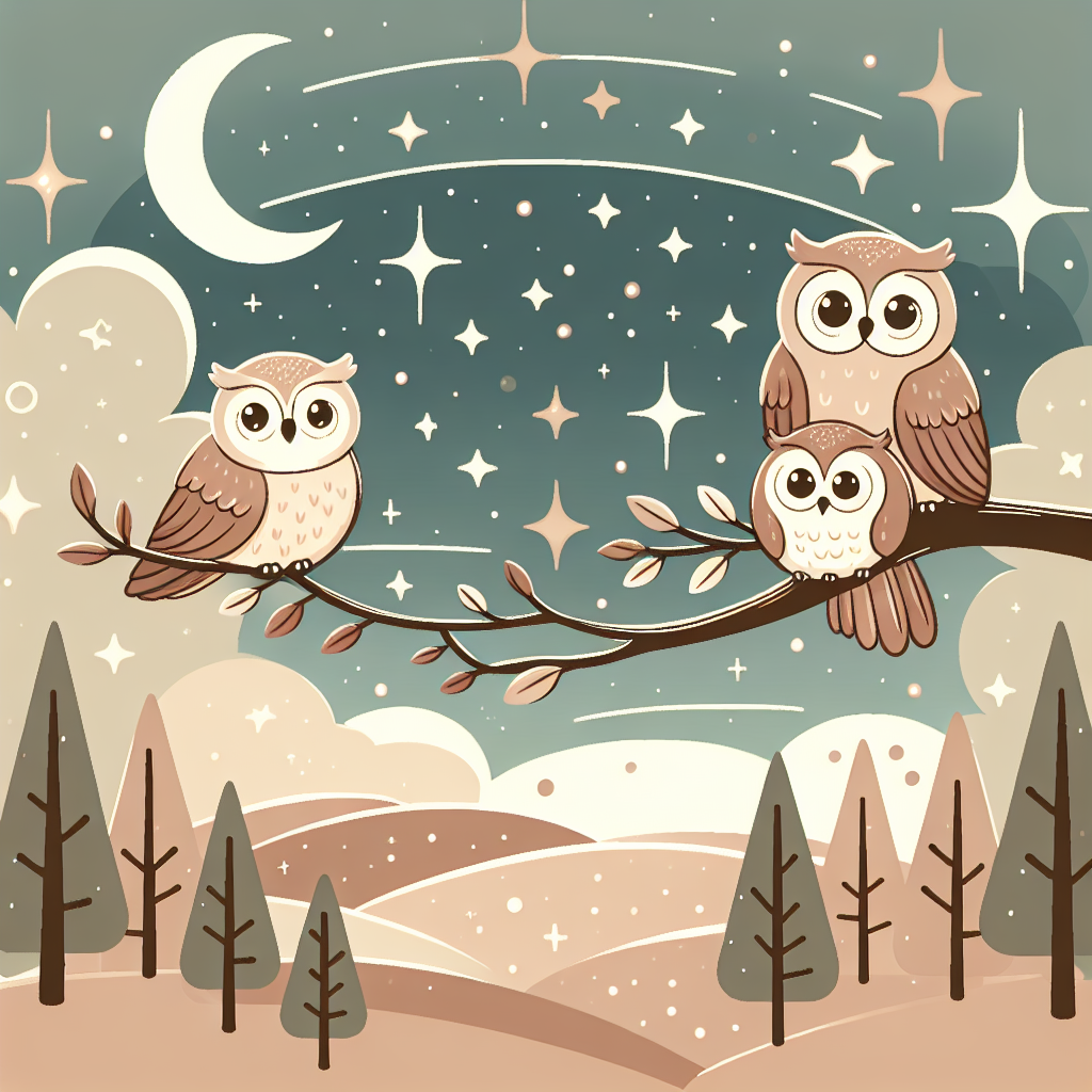 Stargazing Owls DIY Paint By Diamonds