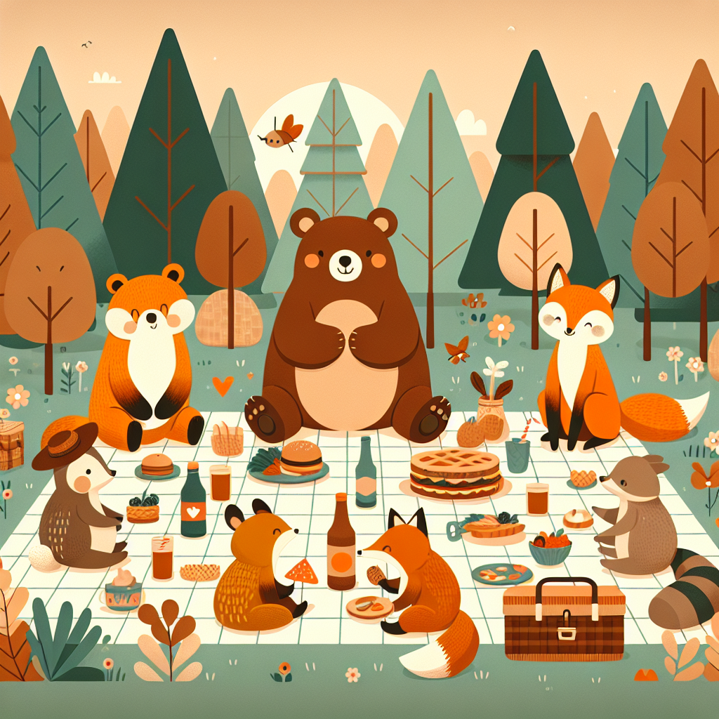 Forest Picnic Party Paint By Diamonds