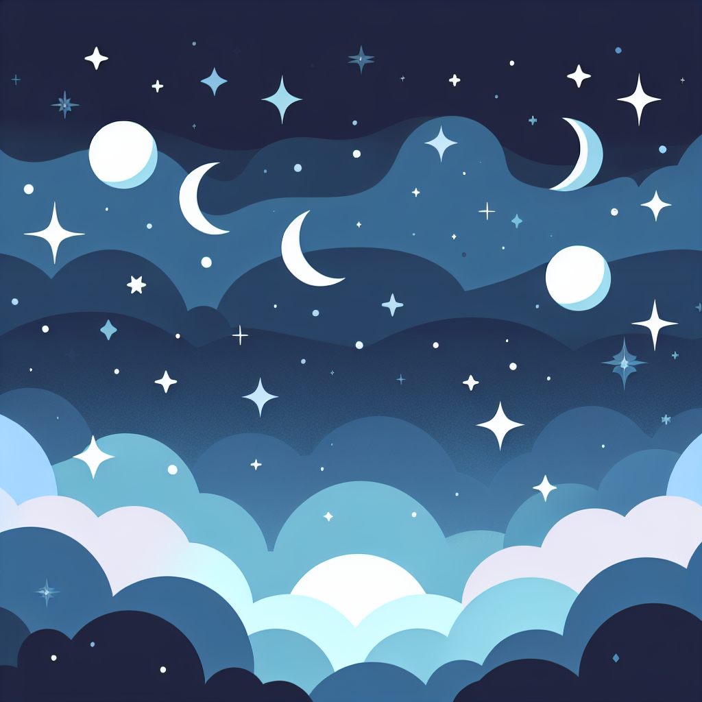 Moonlit Starry Night Paint By Diamonds Kits