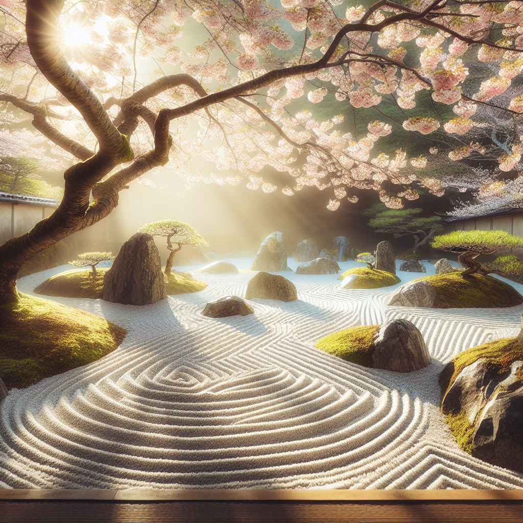 Tranquil Zen Landscape Painting By Diamonds Kit