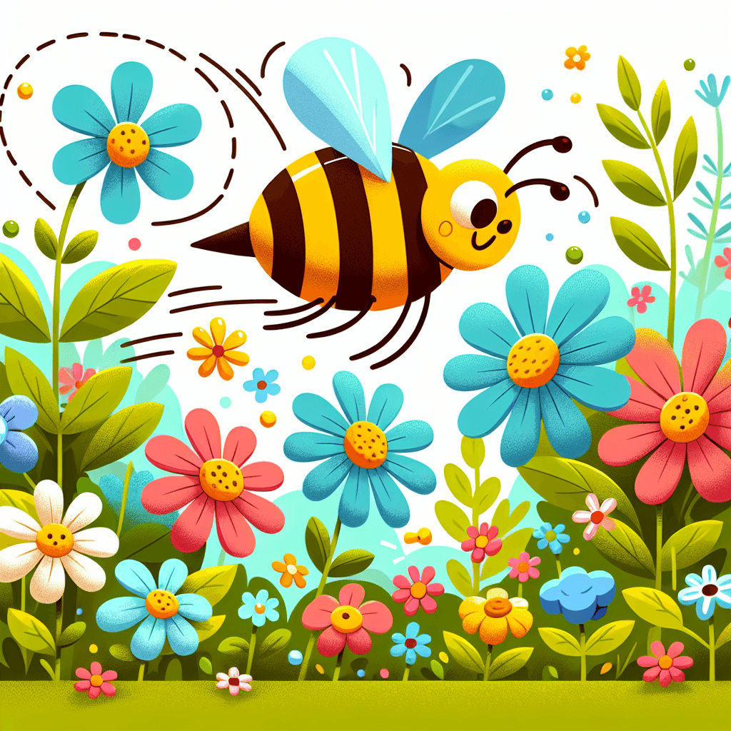 Buzzy Bee's Busy Day Paint By Diamonds