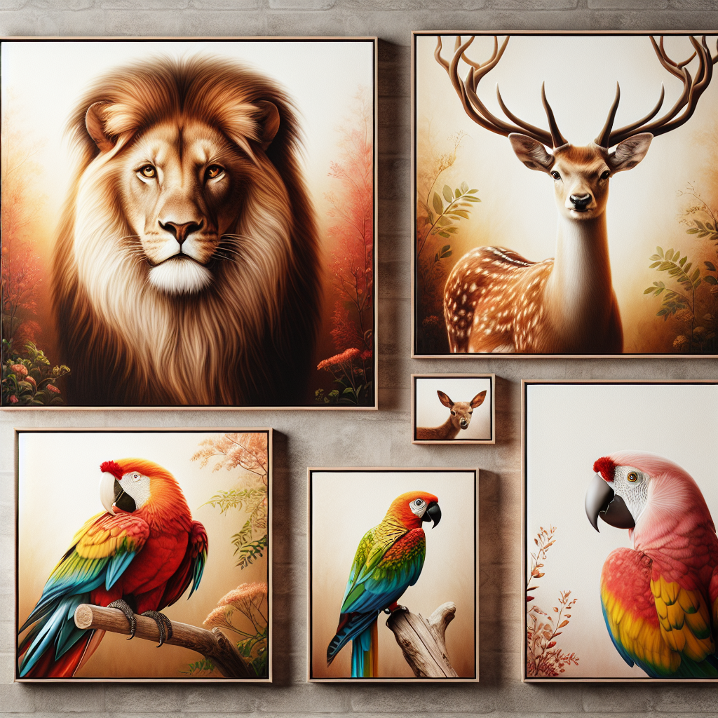 Captivating Animal Portraits Diamonded Painting Kits