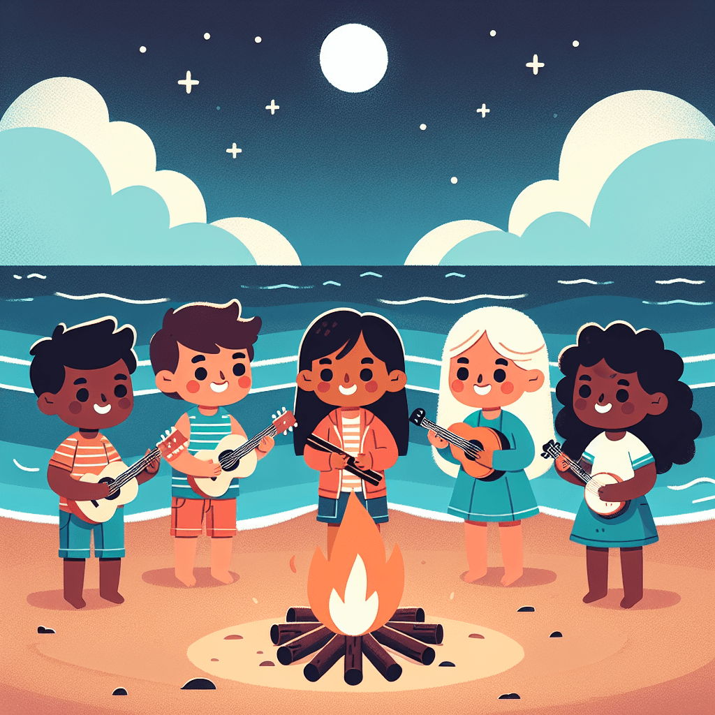 Beach Bonfire Bash Diamonded Painting Kits