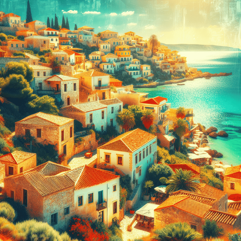 Sunny Mediterranean Retreat Diamonded Painting Kits
