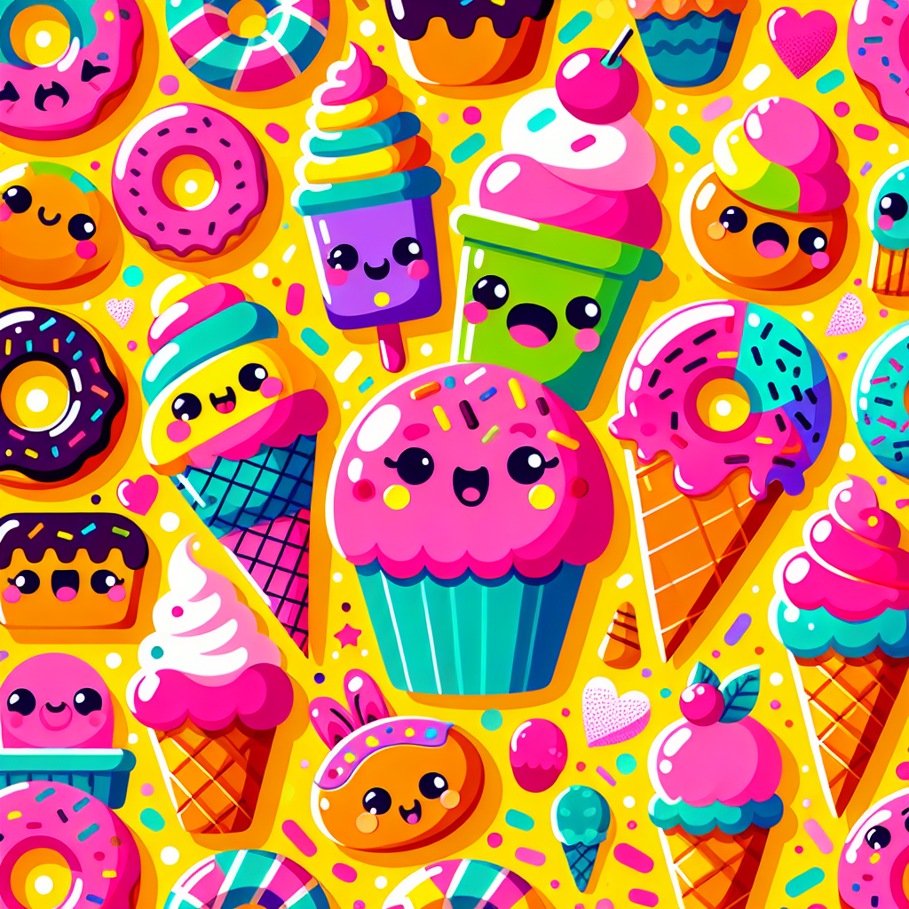 Sweet Treats Parade Paint By Color
