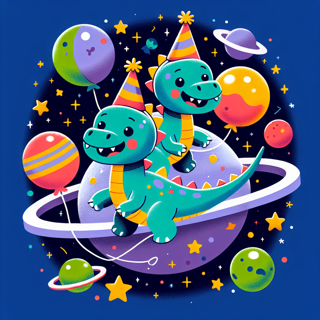 Galactic Dino Party Paint By Diamonds Kits