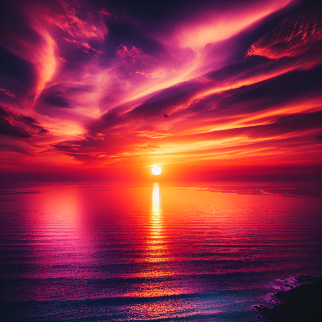 Ocean Sunset Bliss Diamond Painting