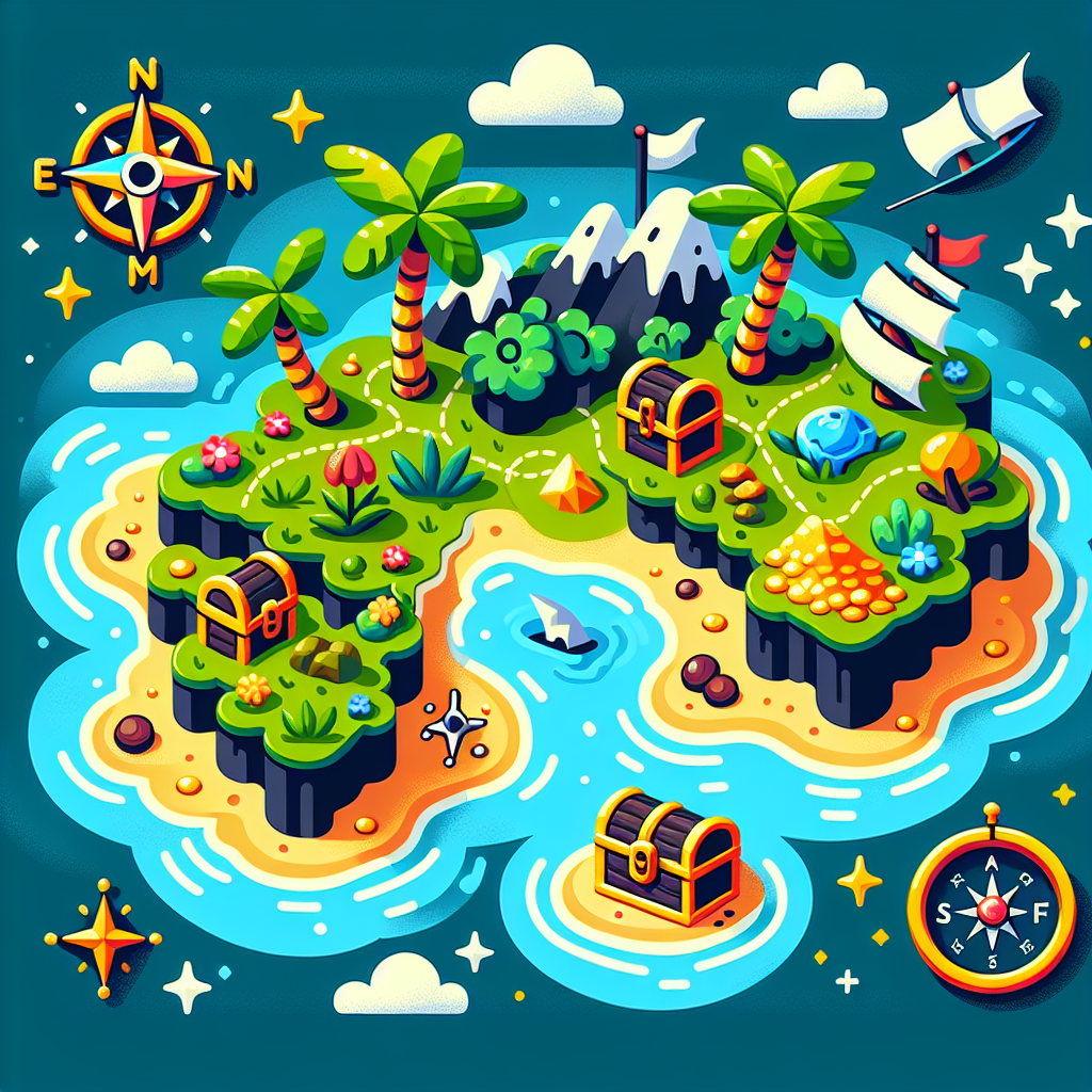 Whimsical Treasure Map Paint By Diamonds Art