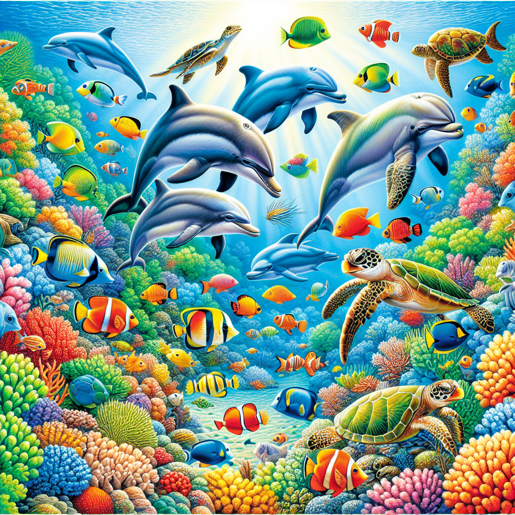 Vibrant Ocean Adventure Diamond Painting