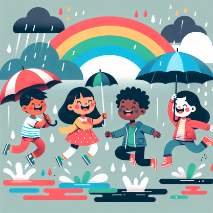Rainy Day Rainbow Adventure Diamonded Painting Kits