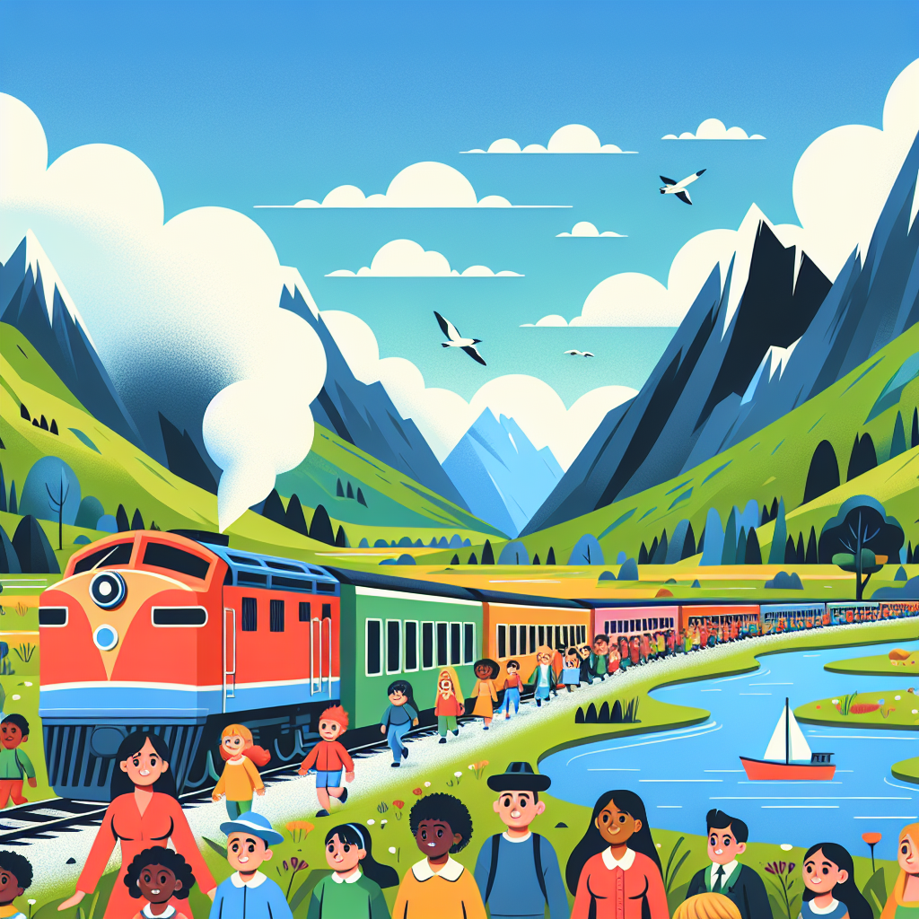 Tremendous Train Travels Painting Diamond Kit