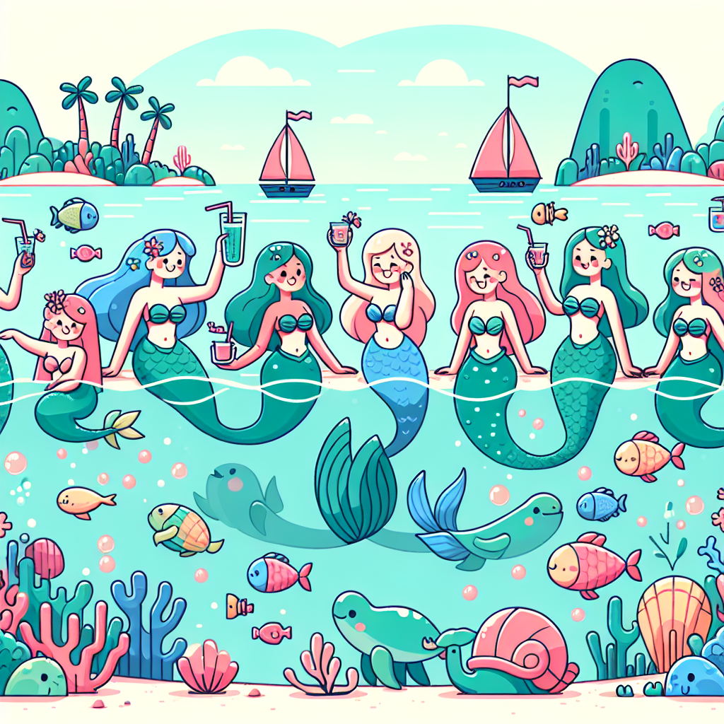 Mermaid Lagoon Party Paint By Diamond