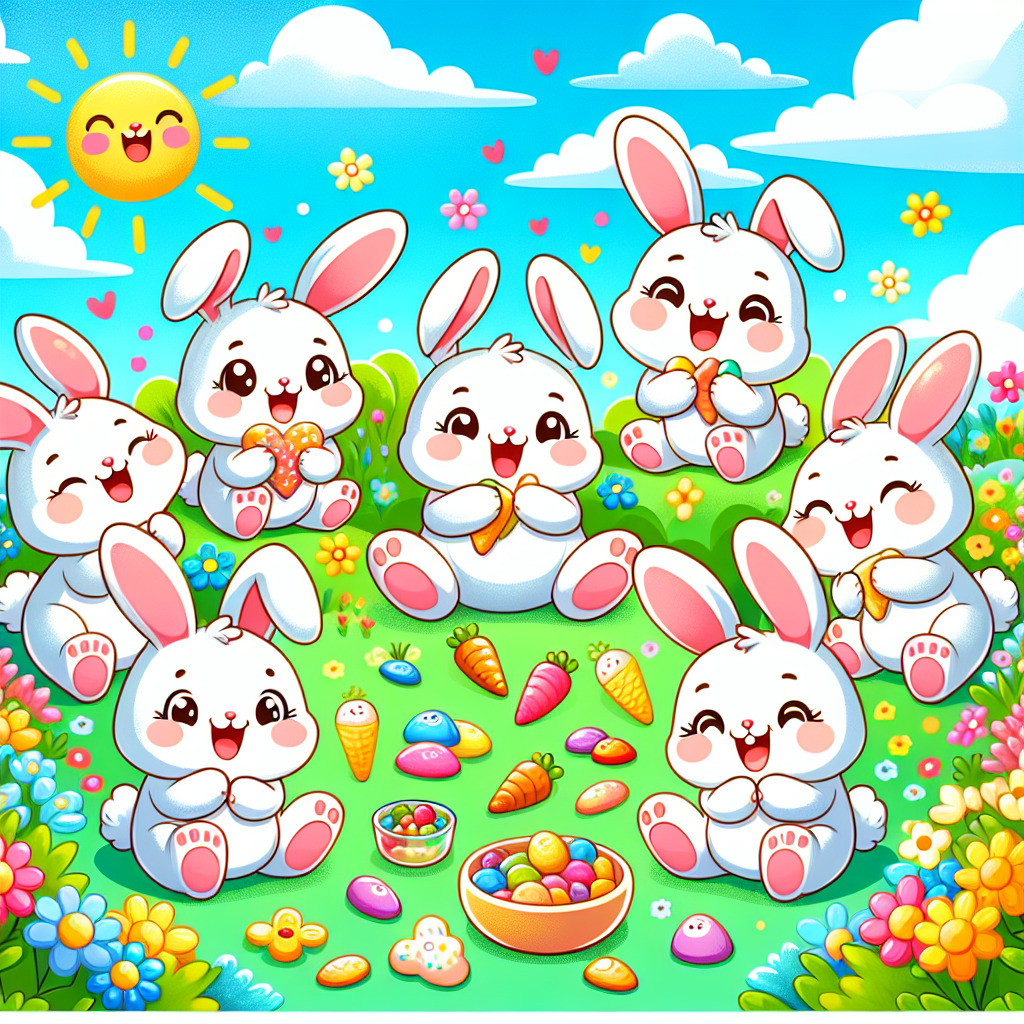 Bouncing Bunny Party Paint By Color