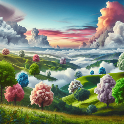 Ethereal Landscapes Painting Diamond Kit
