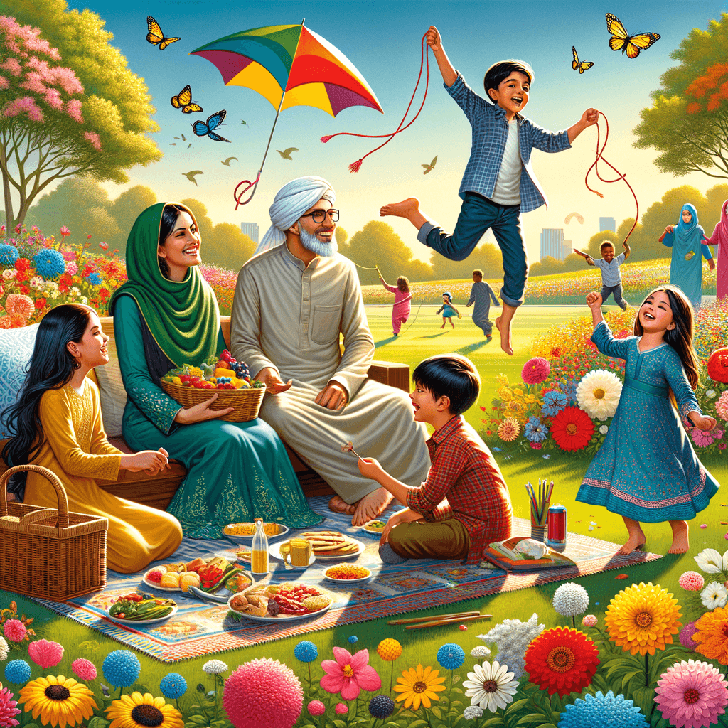 Joyful Family Fun Day Paint By Diamonds Art
