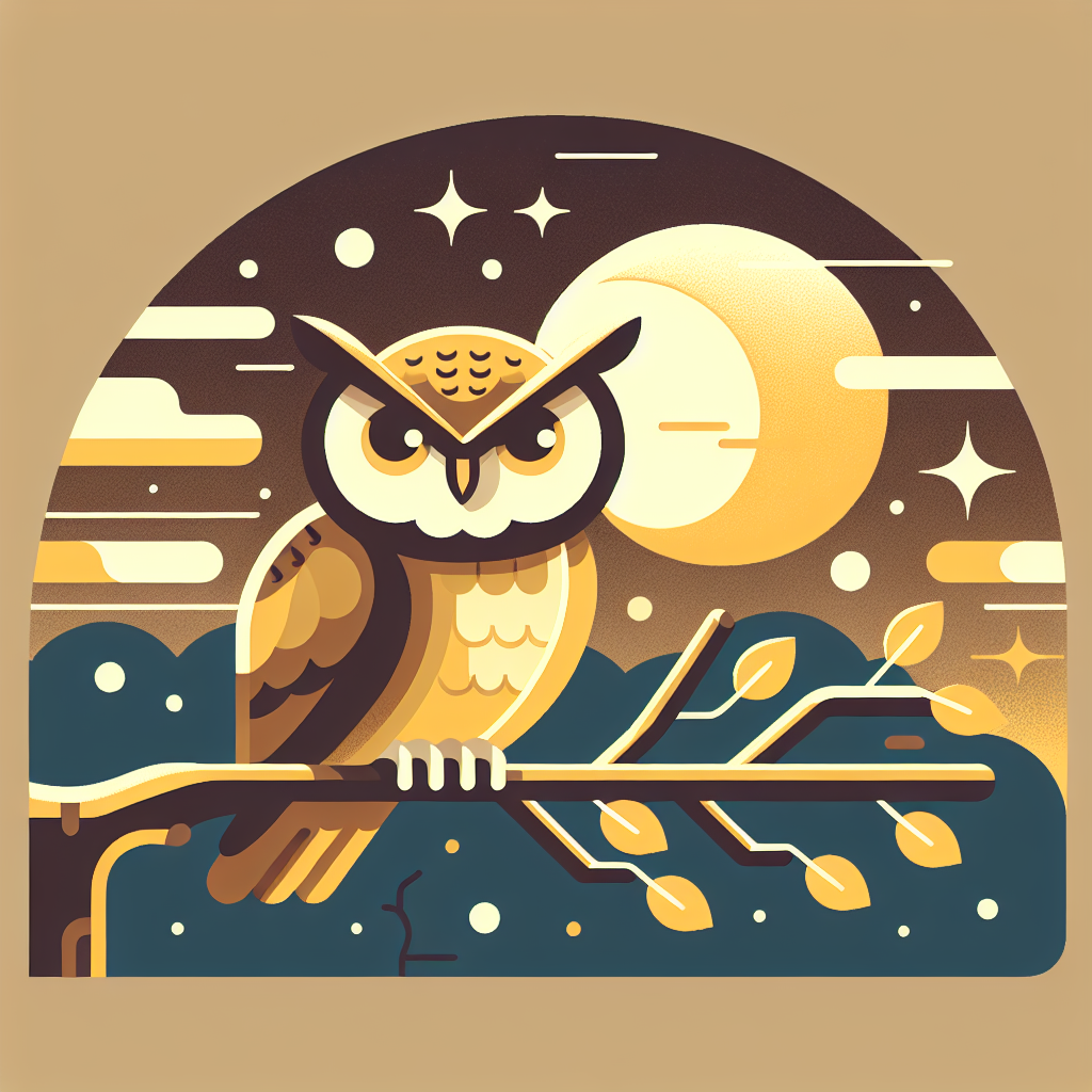 Hooting Owl Odyssey Diamond Painting