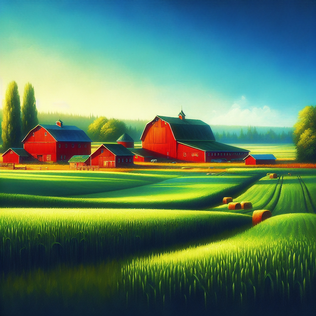 Picturesque Farmstead Paint By Diamonds