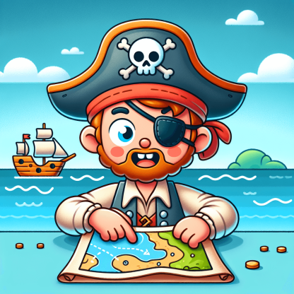 Playful Pirate Diamonded Painting Kits