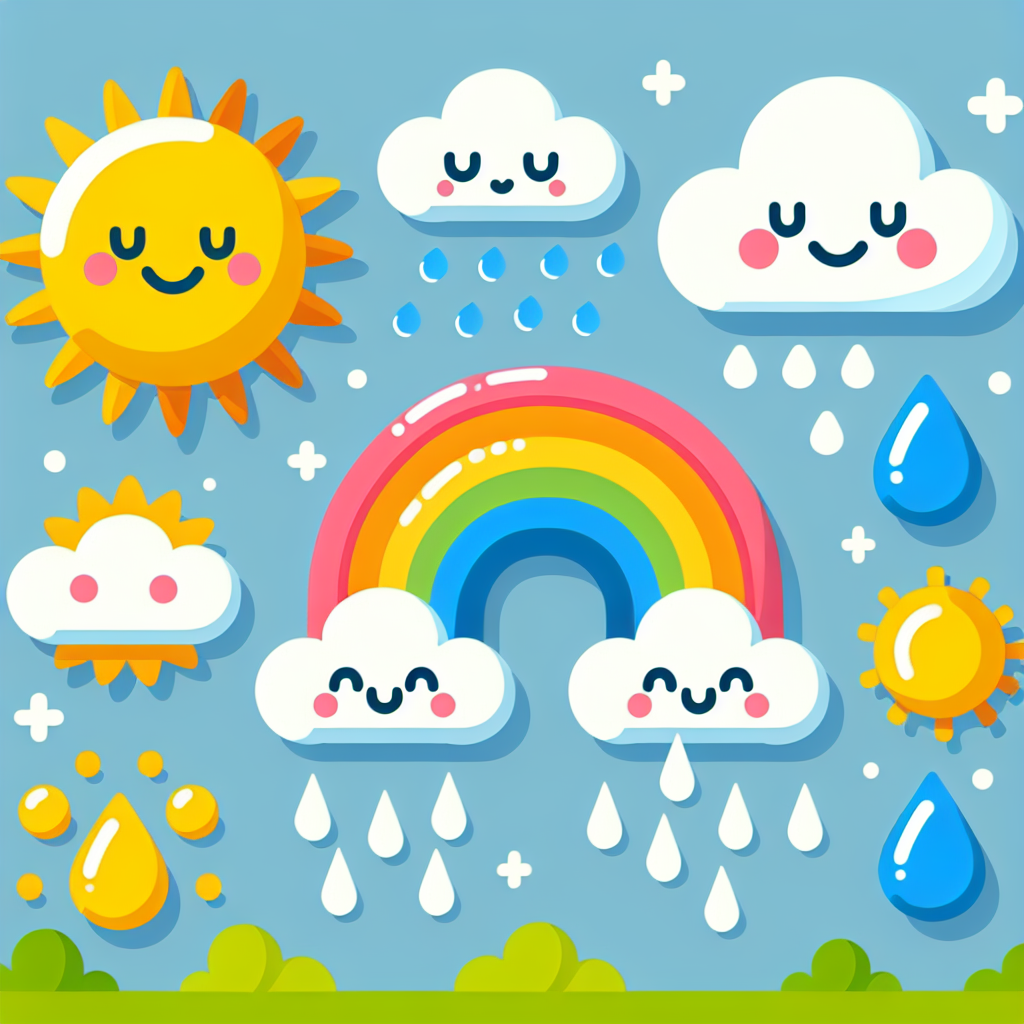 Cheerful Weather Friends Painting By Diamonds Kit