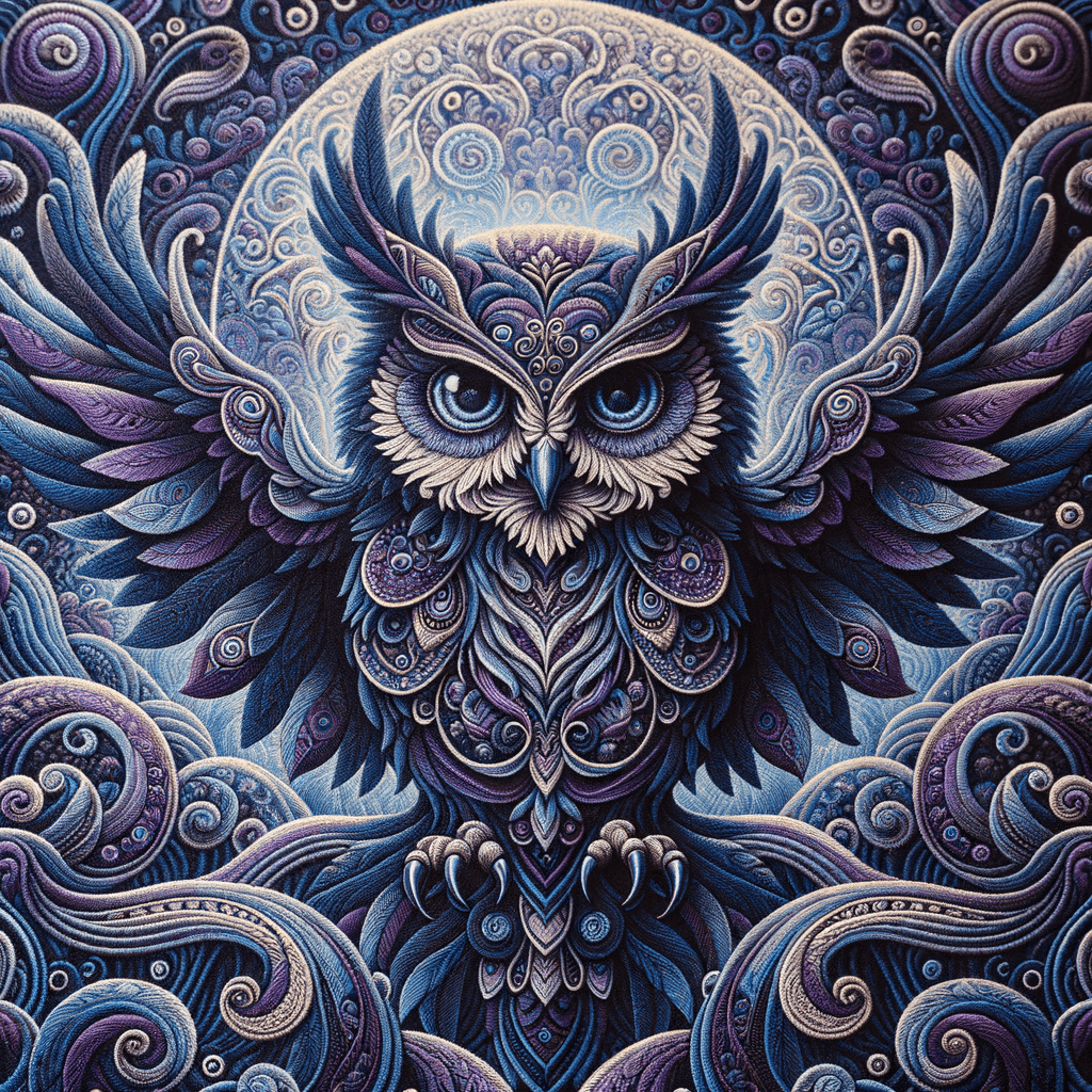Owl Enchantment Tapestry Painting Diamond Kit