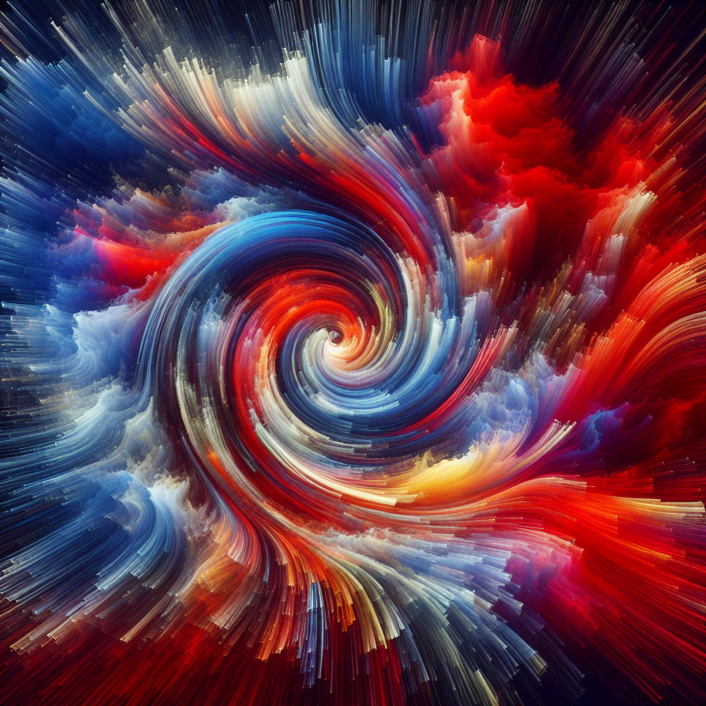 Whirlwind Abstract Fusion Painting Diamond Kit