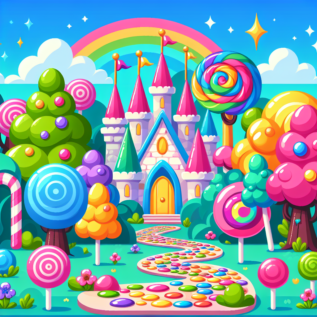 Playful Adventure In Candyland Diamonded Painting Kits