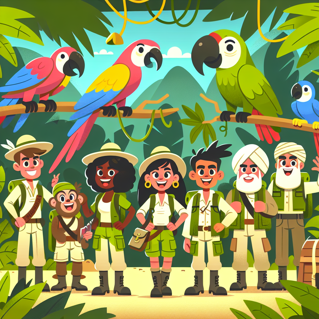 Brave Explorer Jungle Quest Paint By Diamonds Kits
