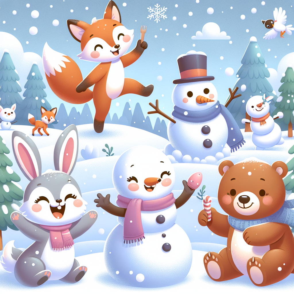 Colorful Winter Wonderland Paint By Color