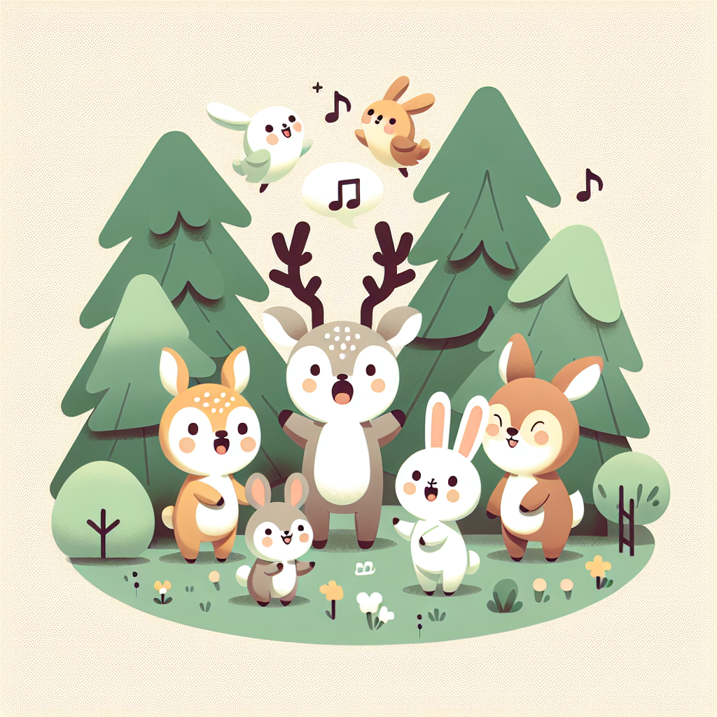 Forest Animal Choir Paint By Diamonds Kits