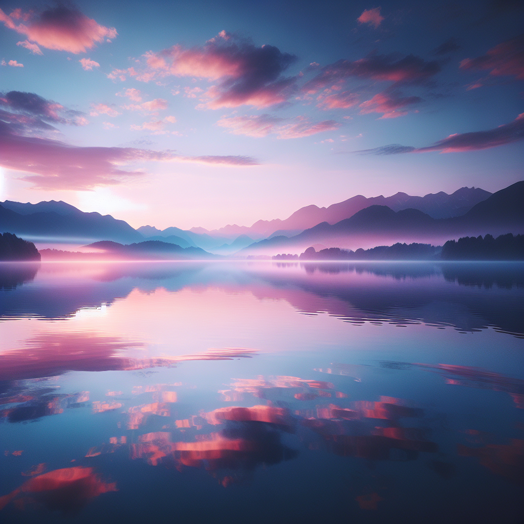 Dreamy Lake Reflections Paint By Diamond