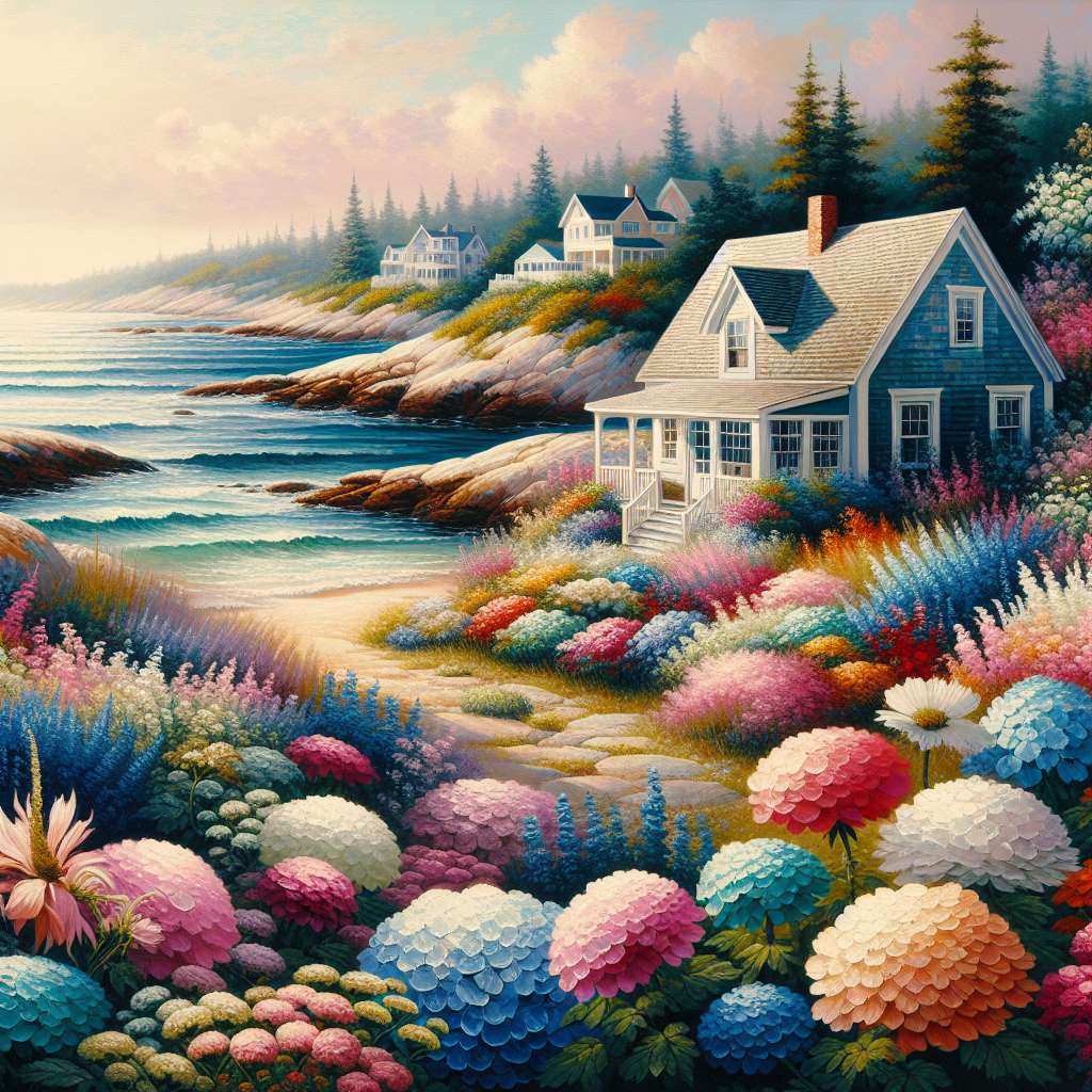 Charming Cottage By The Sea Paint By Diamonds