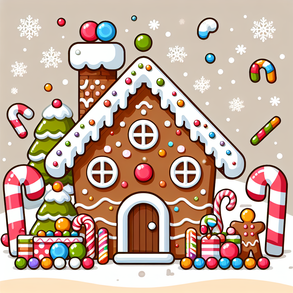 Charming Gingerbread House Paint By Diamonds Art