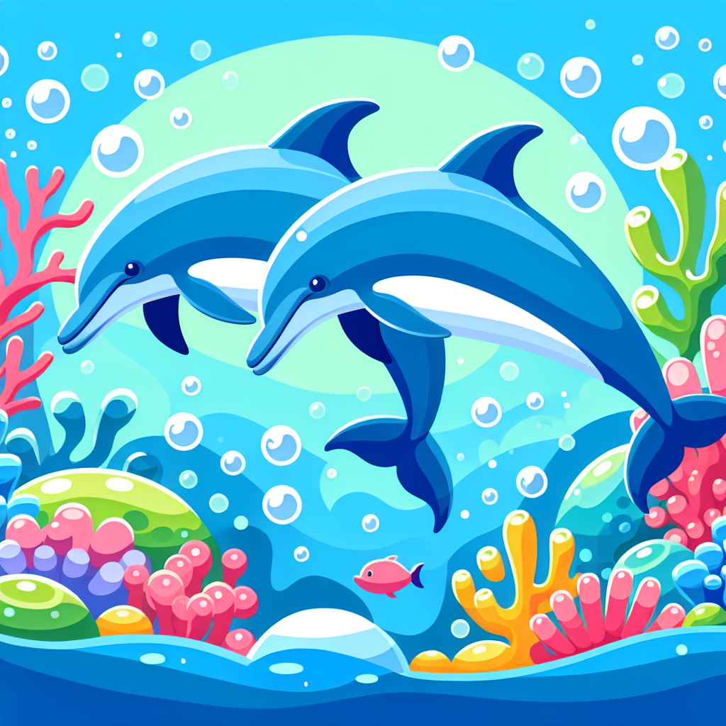 Dolphin's Ocean Adventure DIY Paint By Diamonds