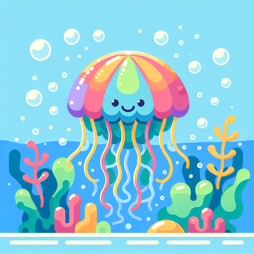 Jumpy Jellyfish Painting Diamond Kit