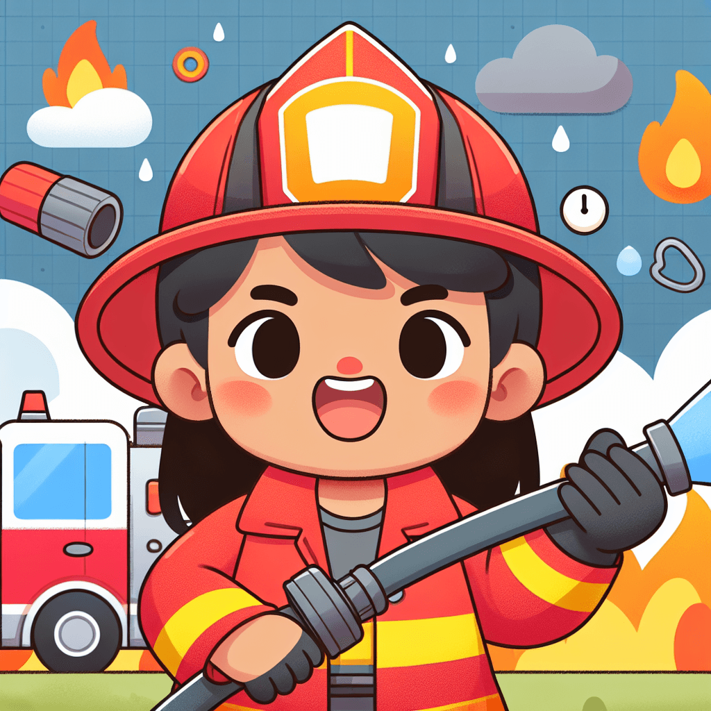 Cheerful Firefighter Paint By Diamonds Art