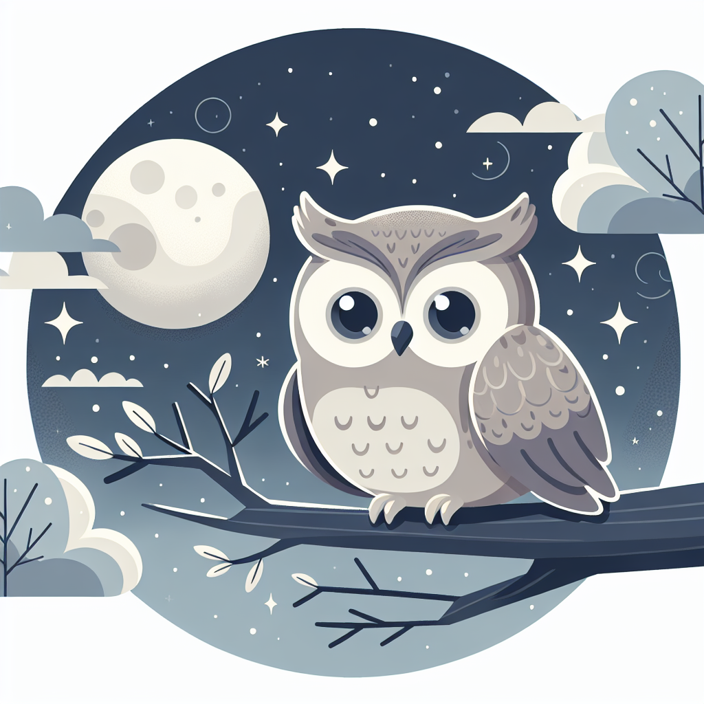 Dreamy Moonlit Night Owls Paint By Diamonds Art