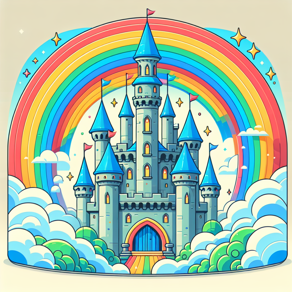 Castle Of The Cloud Princess Diamonded Painting Kits