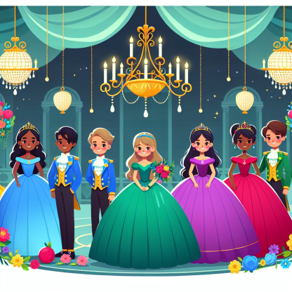 Whimsical Fairy Tale Ball Paint By Diamonds Kits