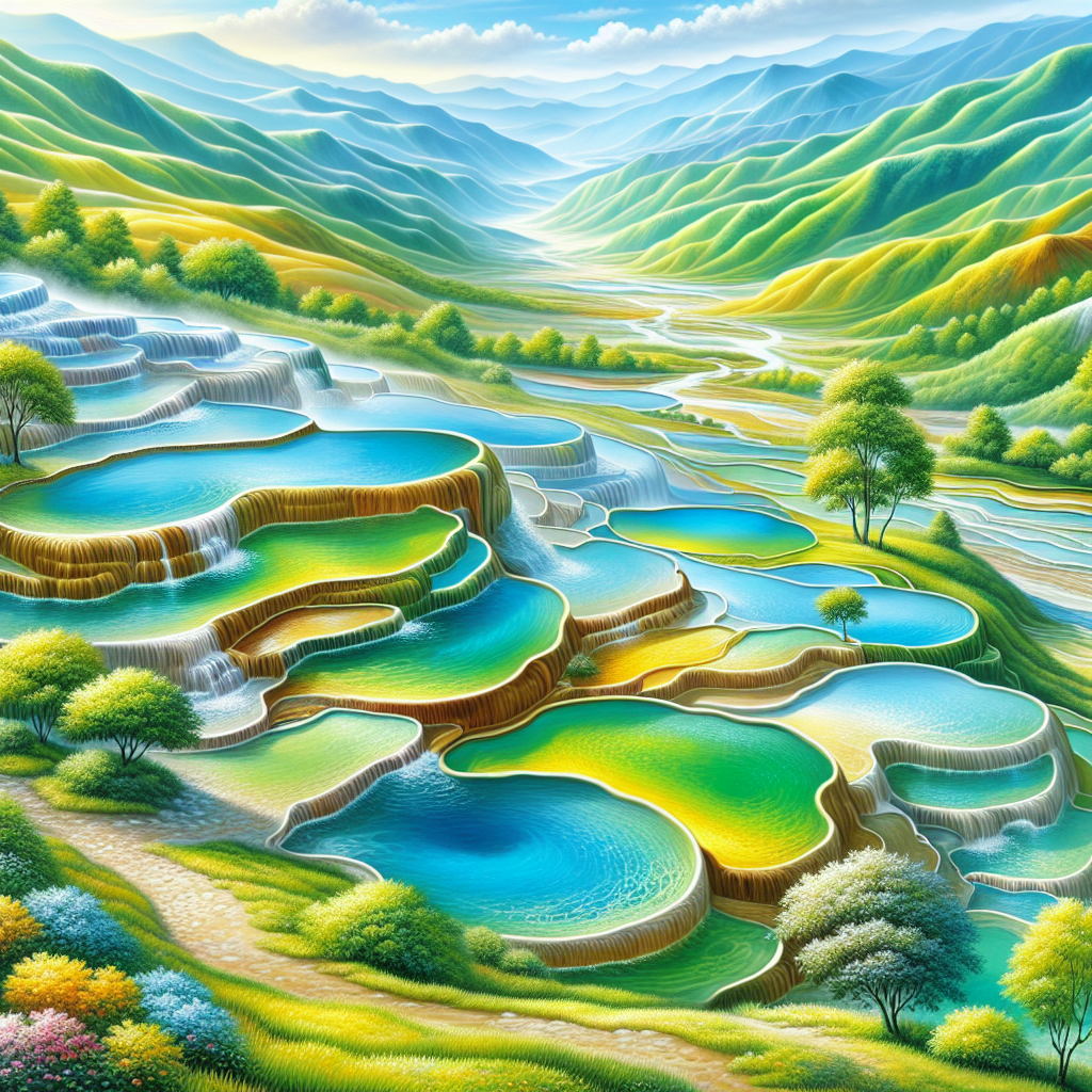 Brilliant Colorful Hot Springs DIY Paint By Diamonds