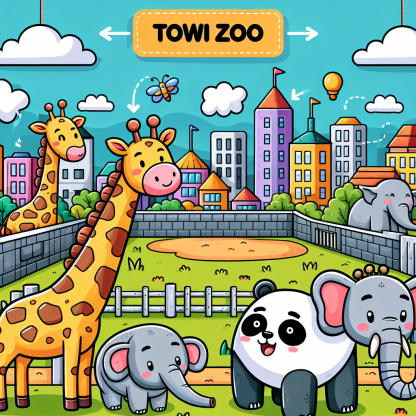 Funky Town Zoo Paint By Diamonds Kits