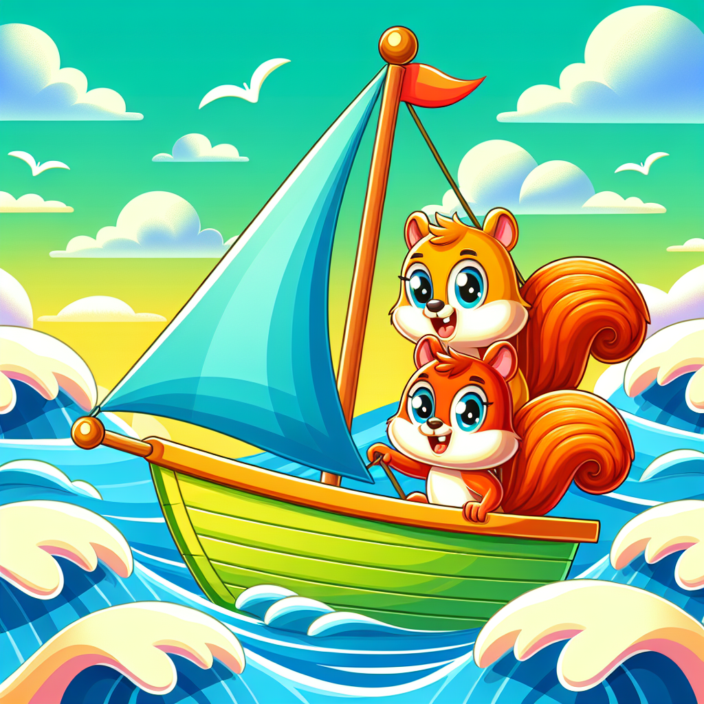 Sailing Squirrels' Ocean Adventure Paint By Diamonds Art