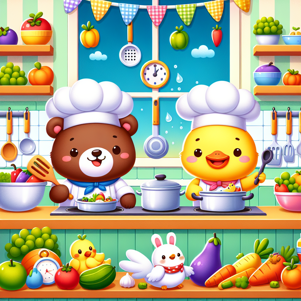 Cheerful Chef Critters Diamond Painting