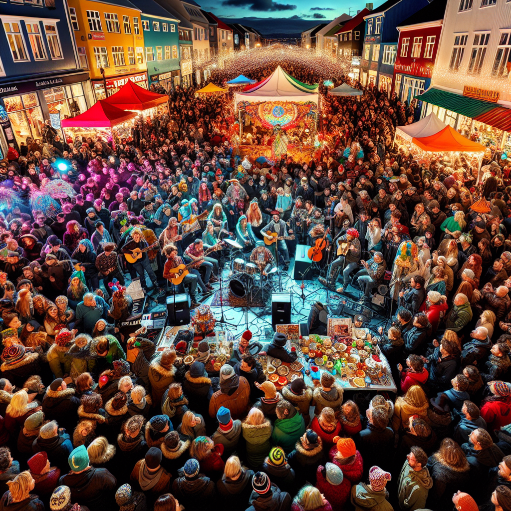 Cultural Night In Reykjavik DIY Paint By Diamonds